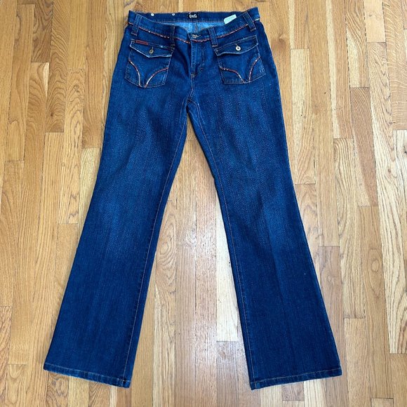Dolce & Gabbana Denim - Dolce & Gabbana Low rise flare jean. Size 30 x44.